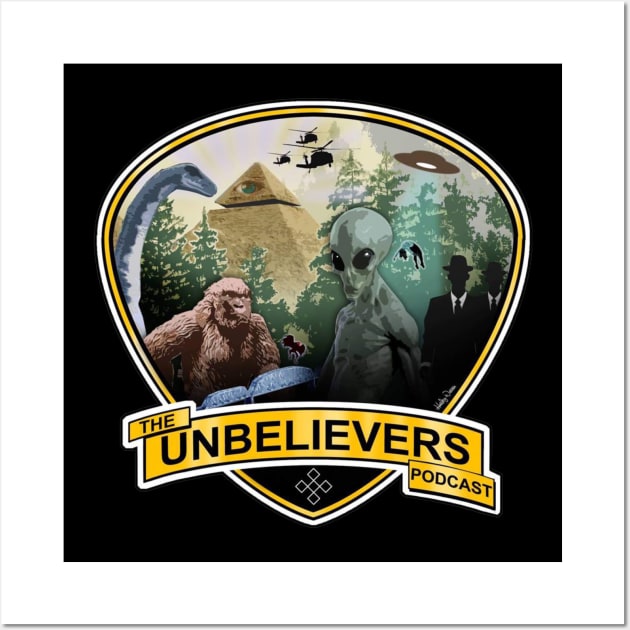 Unbelievers Podcast Logo Wall Art by Unbelievers Podcast